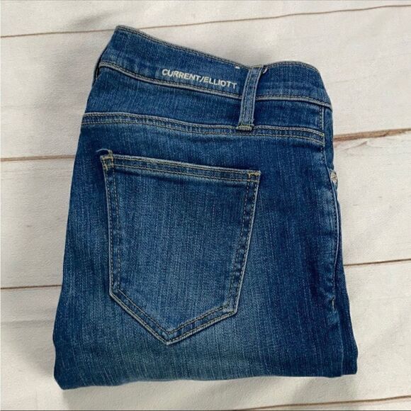 Current/Elliott Distressed Jeans - Picture 1 of 14